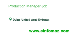 Production Manager UAE